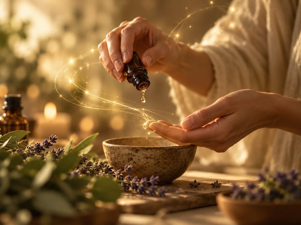 Aromaterapie — workshop ve studiu.